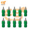4mm 30A Green Color Female Socket Banana Connector Pack of 10